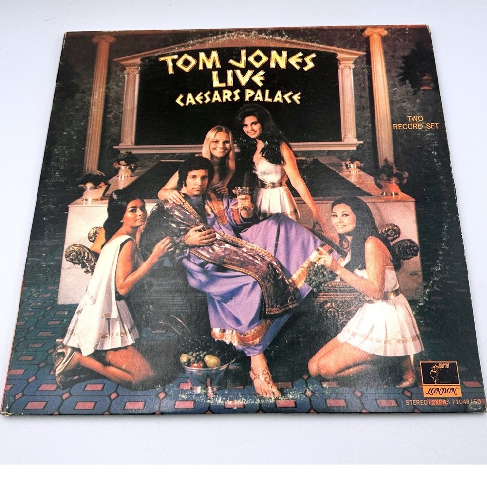 Tom Jones Live at Caesers Palace 2LP Vinyl London Records Classic Pop